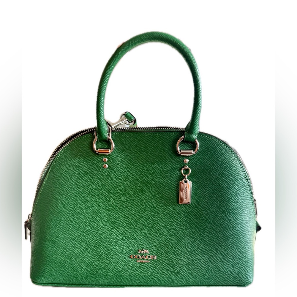 Coach Katy Satchel Kelly Green.